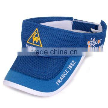 good quality running mesh custom visor hat