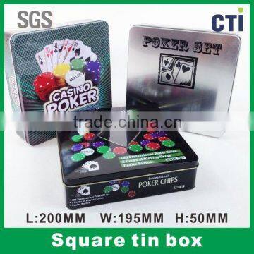 PVC window square tin box