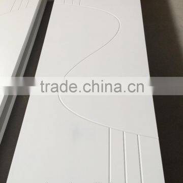 High-quality pvc coated carved mdf wooden door for interior