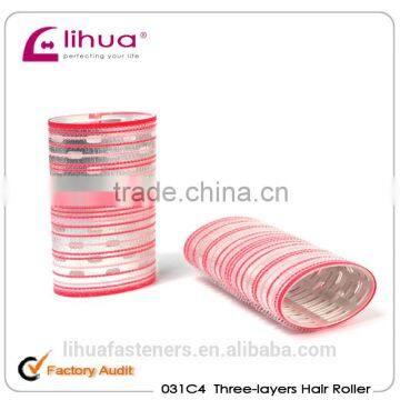 eco-friendly three layers oval hair roller from China