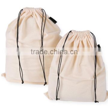 Factory Design logo white drawstring bag cotton/organic cotton bag/cotton net bag