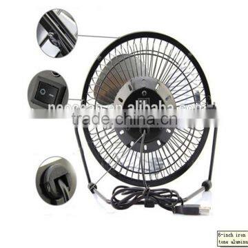 6Inch JLK Metal Small Size Decorative Usb Power Electric Table Fan photo-6