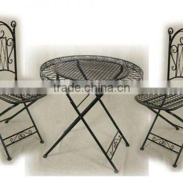 wrought iron bistro set