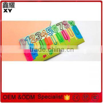 Colorful Number Shapes Clip Cheap Stationery Yes Shape Paper Clips photo-6