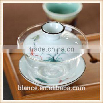 heat resistant Clear Glass GaiWan