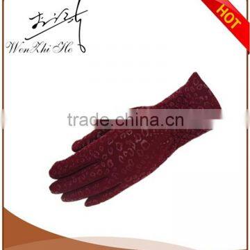 2016 new Warm Winter Fashion Cotton Stretch Linen Cloth Water Proof Gloves Chian Supplier