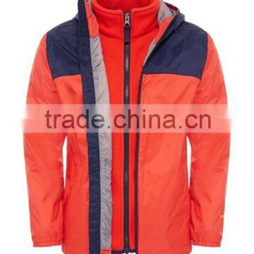 Outdoor 3 In 1 Jacket For Children Kids Winter Clothing