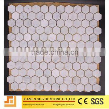 China want to sell white carrara marble mosaic