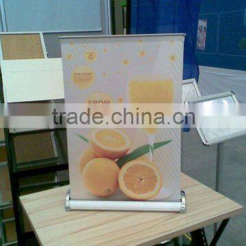 a4 desk display mini roll up banner china trade show