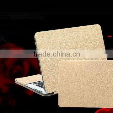 Crocodile Pattern Ultra Design pu Leather for Macbook Top Case A1181 Manufacture