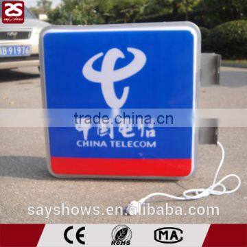 Square double sided acrylic light box
