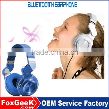 shenzhen bluetooth headset phone headset wireless headphone with memory card