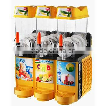 CE approved, 3 bowls plastic slush machine(XRJ12L*3)