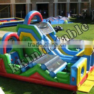 School sport games inflatable obstacle race Amazon Extreme Obstacle Course