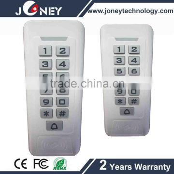 Wiegand plastic rfid keypad reader in access control system