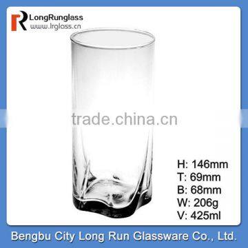 LongRun 425ml China new products long fruit drinks glass&water glass cup home use glassware