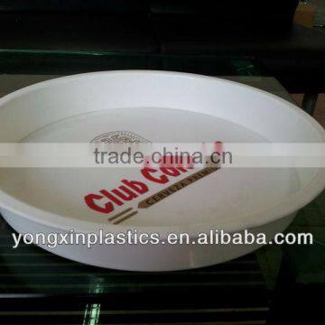 pastic non-slip custom red clear plastic plates