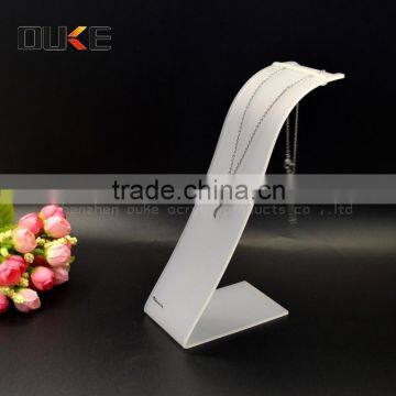 Beautiful Clear Custom Acrylic Display Stand for Necklace photo-2