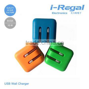 High quality 2.1A output supply Walmart wall usb charger for apple