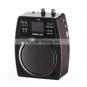 USB/FM/ECHO/TF record portable speaker amplifier