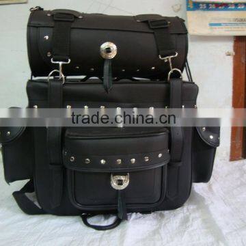 DOUBLE STORY MOTORBIKE SADDLE BAGS WITH