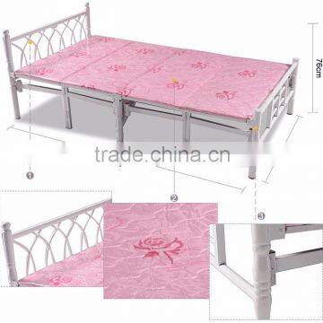Pink Folding Metal Single Beds for Sale