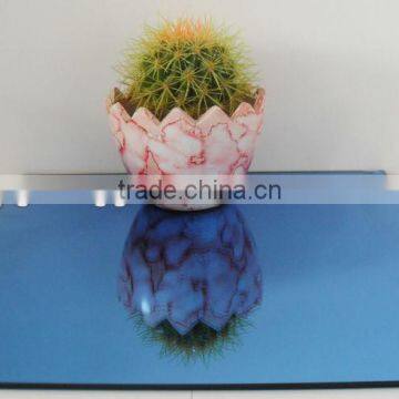 High quality 4mm Dark blue Silver Mirror Glass