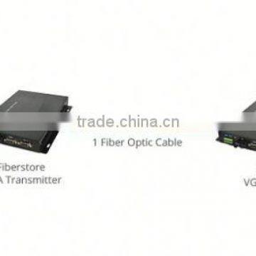 1 Channel VGA Over Fiber Optic Video Converter Transmitter and Receiver Set photo-5