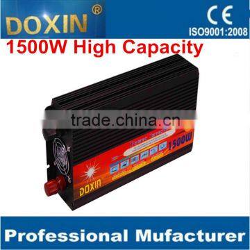 1500W inverter 12V to 220V 230V surge power 3000W household applications high efficient modified sine wave power inverter