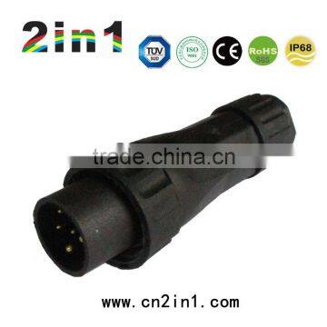 260B 2+4Pin IP68 Soldering Electric Cable Wire Waterproof Connector photo-3