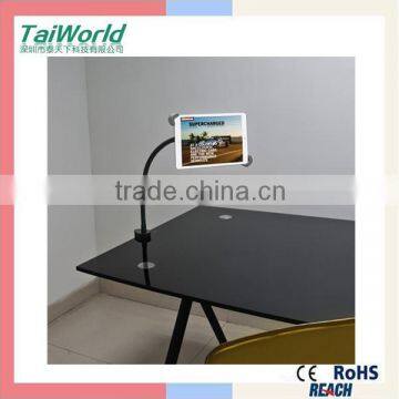 2016 hot selling adjustable gooseneck desktop tablet stand with metal material