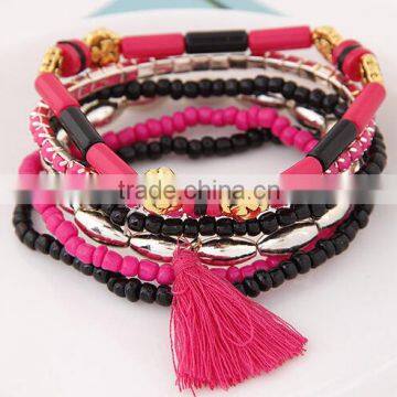 2016 trending product tassels beads fashion bracelet