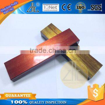 Canton Fair New! high quality wooden transfer aluminium extrusion profile decorative aluminium door gate supplier