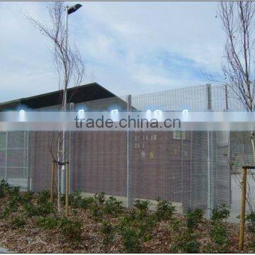 Galvanized high security fence