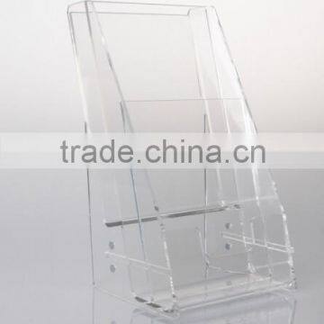 Acrylic bank rack,Acrylic Magazine Rack,Acrylic Menu Rack