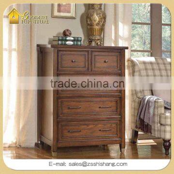 Home and Hotel Bedroom oak 5-drawer console cabinet