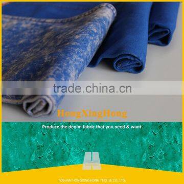 china manufacturer blue yarn dyed 8.7oz denim fabric