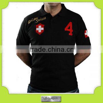 Custom new model embroidery polo shirt design