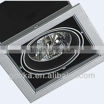 AR80 series anti-glare single heads recessed halogen spotlight by china manufacturer