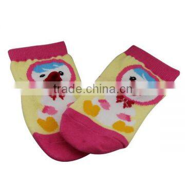 GSB-10 Cute Design Cotton Custom Baby Socks 3D With Different Design and Color