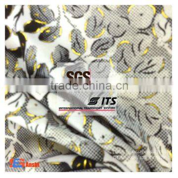 ES6149 printed polyester spandex fdy polyester fabric for dress fabric