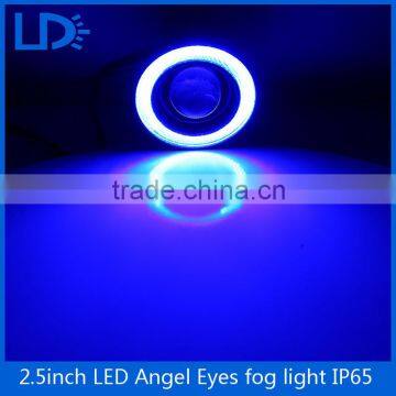 Auto Fog Daytime Running Light Double Halo Rings RGB COB Eagle Eye Light photo-3
