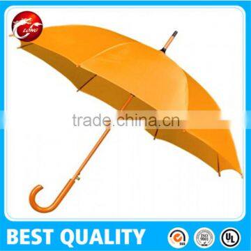 wooden walking stick straight umbrella with wood handle