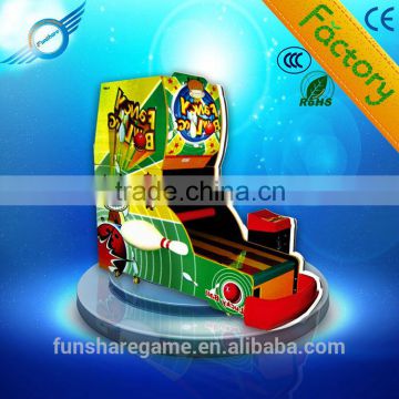 Funshare 2015 kids arcade games indoor amusement arcade bowling machine for sale