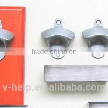 MAGNETIC BOTTLE CAP CATCHING WALL MOUNTED BOTTLE OPENER photo-2