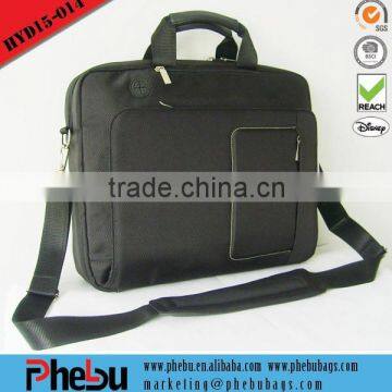 Soft Side Padded 14 Laptop Computer Brief Case - Black(LAP15-014)