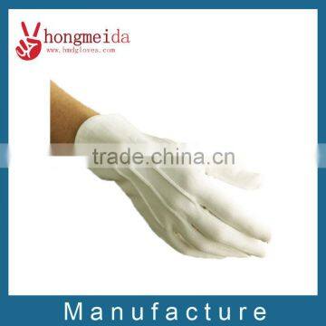 Men Formal Wear White Cotton Gloves Marching Band Gloves