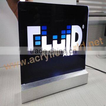 Customized acrylic sign holder acrylic sign holder led