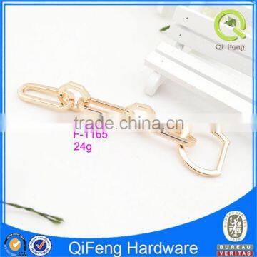 F-1165 lady bag ornament elaborate metal ring combo parts 
