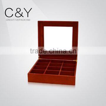 Luxury Glossy Packaging Wooden Jewelry Packaging Box